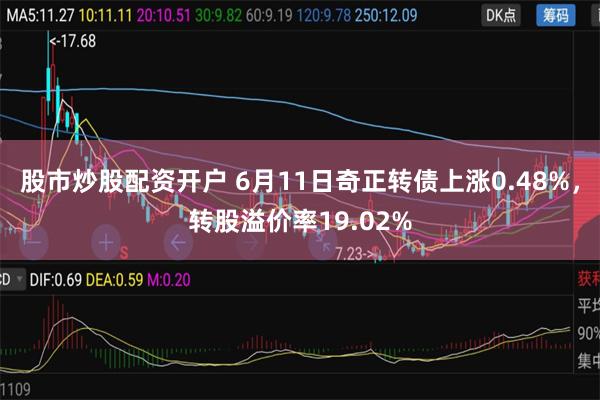 股市炒股配资开户 6月11日奇正转债上涨0.48%，转股溢价率19.02%